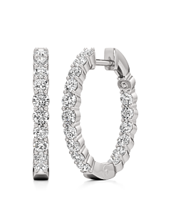 1 - 3 ct. Merle Inside Out Hoop Earring
