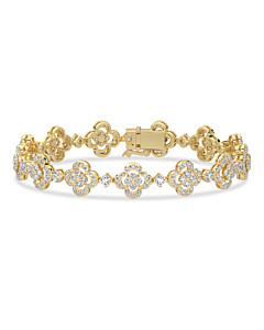 4 ct. tw. Clover Bracelet