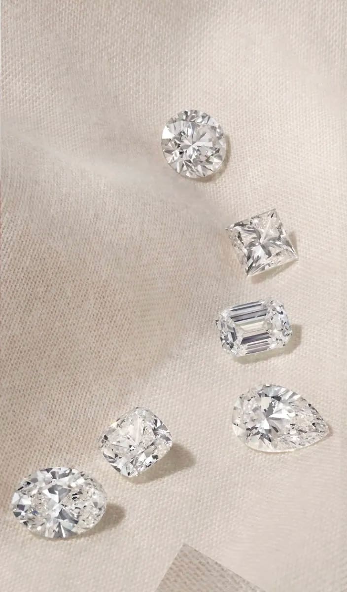 LV Diamonds Double Stud, Round Brilliant cut - per unit - Jewelry -  Collections